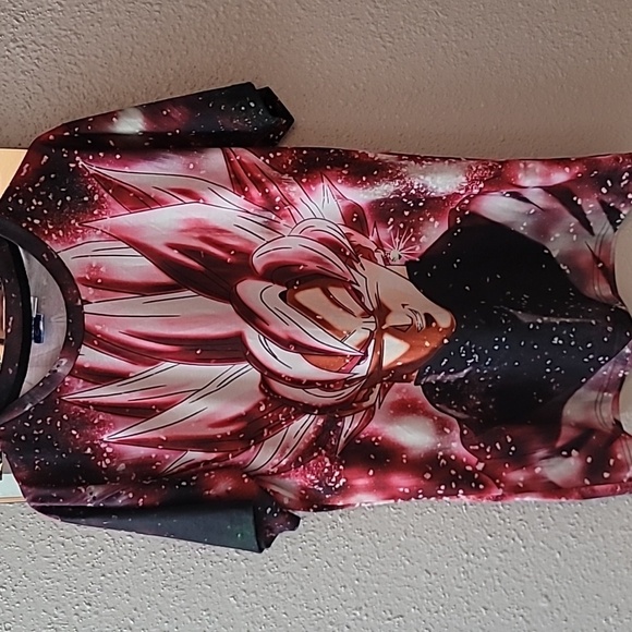 Goku Black Super Saiyan Rose Portrait T-Shirt - Picture 2 of 4